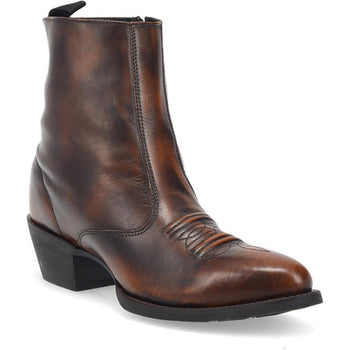 Laredo Fletcher Tan Leather Round Toe Boots for Men - Image 2