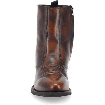Laredo Fletcher Tan Leather Round Toe Boots for Men - Image 3