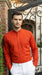 Mandarin Collarless Nehru Collar Preacher Round Style Multi-color Men's Dress Shirt