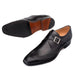 Mezlan Forest Black Calfskin Leather Men’s Modern Wing Tip Oxford
