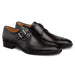 Mezlan Forest Black Calfskin Leather Men’s Modern Wing Tip Oxford