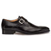 Mezlan Forest Black Calfskin Leather Men’s Modern Wing Tip Oxford