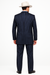 2020 New Formal Style Men's Dark Navy Blue High Fashion Bold Pronounce White Pi Suit