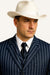 2020 New Formal Style Men's Dark Navy Blue High Fashion Bold Pronounce White Pi Suit
