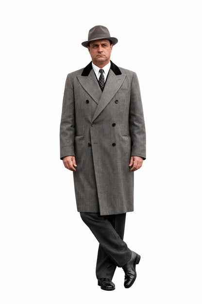 Men's Al Capone Overcoat - Image 7