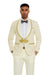 2025 Ivory and Gold 2pc Men's Suit by Tazzio