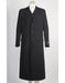 Men's 4 Button Vested  Long Maxi Fashion Zoot Suit Black