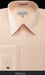 NTFRV4906 Classic Peach Cotton/poly Men's French Cuff Herringbone Stripe Best Cheap Priced Designer Sale Men's Dress Shirt