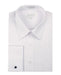 White Pointed Collar French Cuff Men'S Dress Shirt