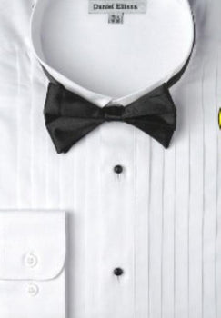 Men's Basic Tuxedo Shirt with Bow Tie - Men's Neck Ties - Mens Dress Tie - Trendy Mens Ties