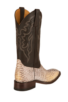 Mens King Exotic Caiman Hornback Cowboy Boots Natural (4980249) - Image 7