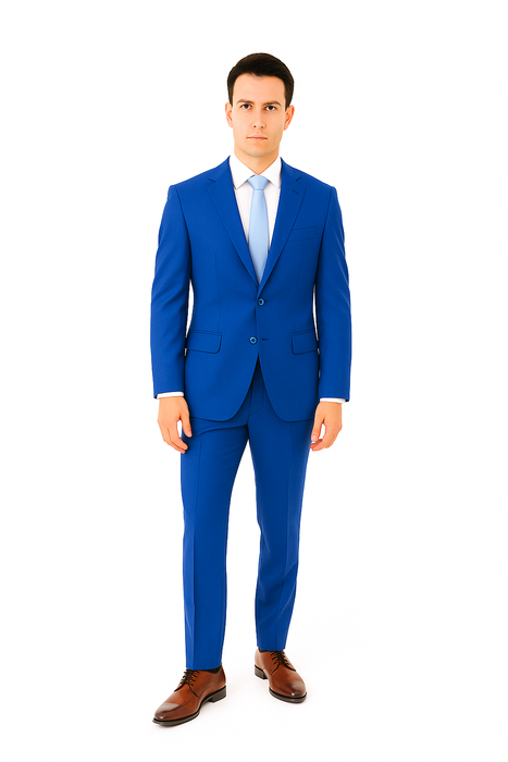 Renoir Suits - Renoir Fashion Verno Albani Men's Dark Navy Classic fit 2-Piece Suit