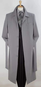 Men's Full Length Overcoat – Classic Winter Long Top Coat - Image 8
