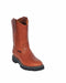 Los Altos Boots Grasso Nappa Work Boot ~ Botines Para Hombre With Full Lug Sole Honey