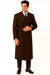 Men'S Six Buttons Black Fully Lined Men'S Overcoat Long Coats Winter Men'S Topcoat Sale