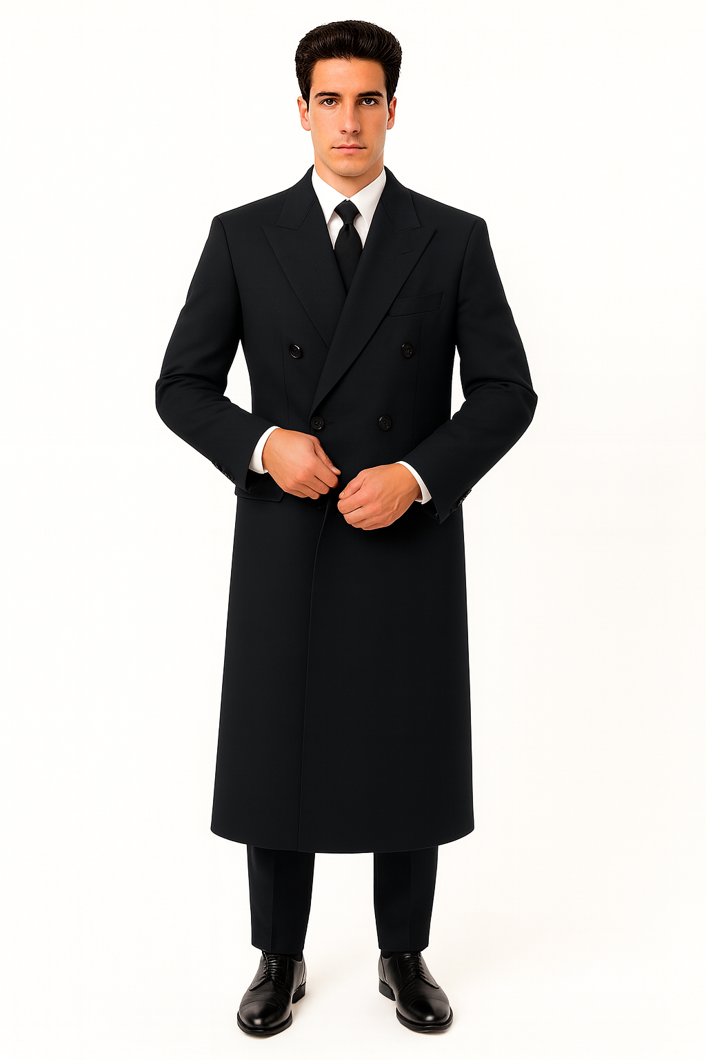  Fully Lined Men'S Overcoat 