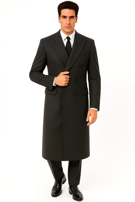  Fully Lined Men'S Overcoat 