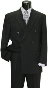 Funeral Attire - Funeral Outfit - Funeral Clothes Double Breasted With 6 Buttons Funeral Suit
