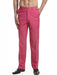 Men's Dress Pants Trousers Flat Front Slacks Fuschia