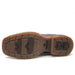 Square Toe Brown Short Cowboy Boots