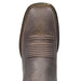Square Toe Brown Short Cowboy Boots by Besserro