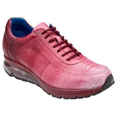 Belvedere George Multi Rose Pink Genuine Ostrich Leg Sneakers - Image 2