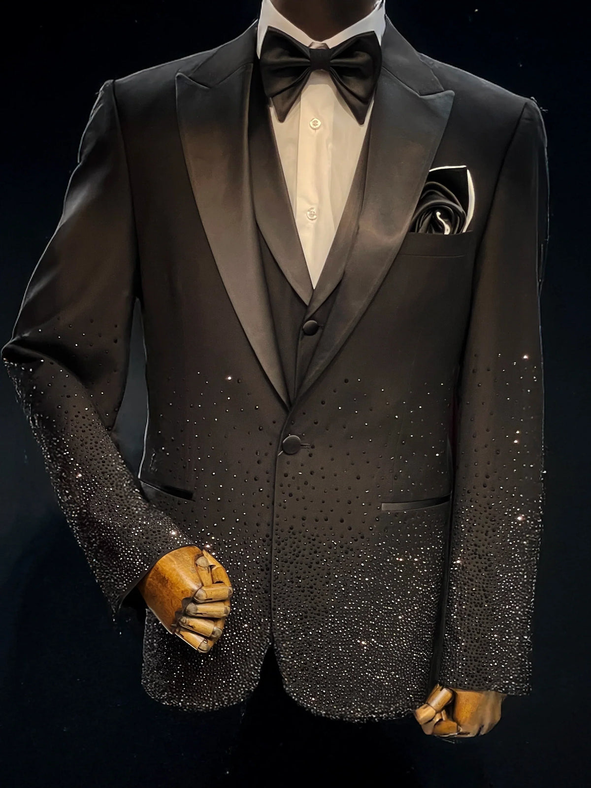 Mensusa Men’s Formal Tuxedo in Black – After Six Classic Style — MensUSA