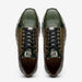 Marco Di Milano Portici Men's Shoes Green & Olive Exotic Lizard / Crocodile Casual Sneakers