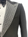 Mens 1920s Style Black and Silver Tail Tuxedo – Classic Aristocratic Look