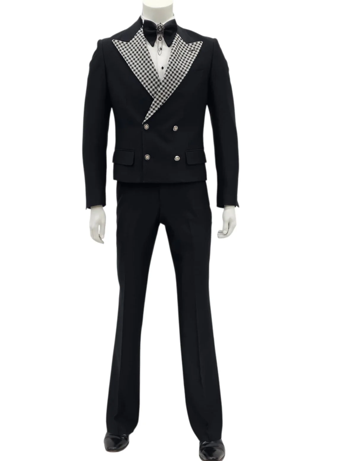 Black Tail Tuxedo - Tailcoat - 1920s Black and Silver