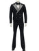 Black Tail Tuxedo - Tailcoat - 1920s Black and Silver