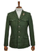 Mens Giovanni Testi Slim Fit Green Suit – 2 Piece 4 Button Formal Suit with Notch Lapel