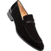 Mezlan Men's Galeno Black Suede Penny Loafers – Classic Slip-On Style