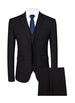 Gangster Suit - 1920 Suit - Pinstripe Suitss - Vested Suit