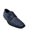 Gator Belly Dress Shoes Exotic Los Altos – Black