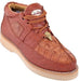 High Top Exotic Skin Authentic Genuine Skin Italian Tennis Dress Sneaker Shoes For Men Los Altos Cognac Genuine Crocodile ~ World Best Alligator ~ Gator Skin With Smooth Ostrich Casual Shoes Mens Ostrich Skin Shoes