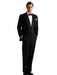 Gatsby Collection Tuxedo With Peaked Lapels Costumes Outfit Male Attire Flap Pocket And Patterned SB Vest
