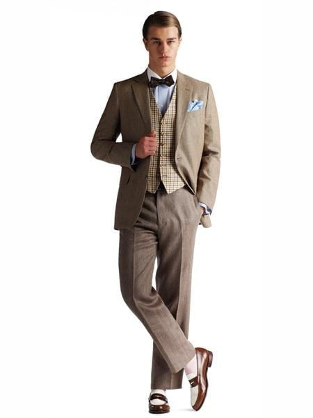 Gatsby Combinations With Vest Belt