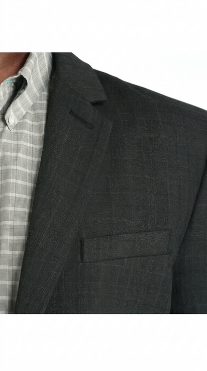 Cinch Men's Charcoal Grey Western Suit Jacket with Paisley Lining