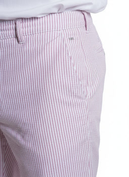 Big And Tall Seersucker Pants For Men - Lavender - Image 3