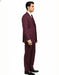 Men's Gangster Bold PinStripe Stripes Chalk Pinstripe Vested 3 Piece Fashion Suit 1920;s 30s Fashion in 10 Colors Collection For August/1/2021