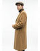 Chesterfield Camel Overcoat With Brown Velvet Collar - Cashmere Blend Topcoat - Full Length Overcoat