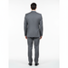 Men'S Grey Pinstripe 2-Button Suit 2 Piece Suits - Two Piece Business Suits Suit