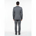 Men'S Grey Pinstripe 2-Button Suit 2 Piece Suits - Two Piece Business Suits Suit