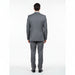 Men's Grey Tonal Shadow Stripe ~ Pinstripe 2-button 2 Piece Suits - Two piece Business suits Suit