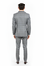 Mens Classic Wool Feel Double Breasted Glen Plaid Suit in Grey