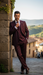 Men's Gangster Bold PinStripe Stripe Chalk Pinstripe Vested 3 Piece Fashion Suits 1920;s 30s Fashion in 10 Colors Collection For August/1/2021