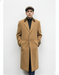 Chesterfield Camel Overcoat With Brown Velvet Collar - Cashmere Blend Topcoat - Full Length Overcoat