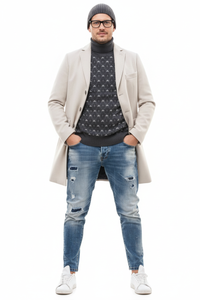 Light Tan Overcoat - Beige Sand Color Light Carcoat