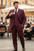 Men's Gangster Bold PinStripe Stripe Chalk Pinstripe Vested 3 Piece Fashion Suits 1920;s 30s Fashion in 10 Colors Collection For August/1/2021